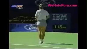 Un sacco di tennis upskirts degli anni '90